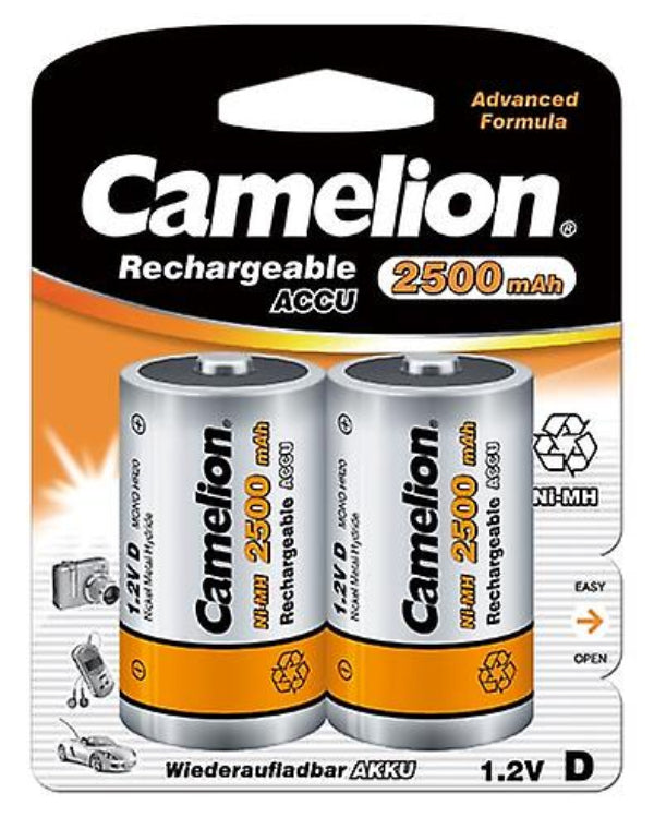 PILA RECARGABLE 373 RC20 2500mAh CAMELION (2 uds)*