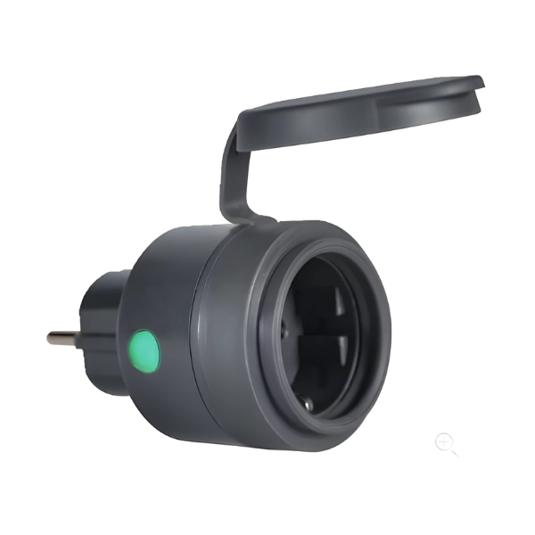 ENCHUFE EXTERIOR IP44 NEGRO SMART WIFI OSRAM