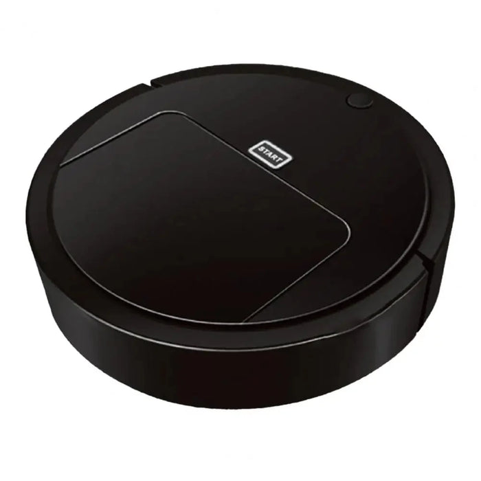 Compact AA-Battery Floor Cleaning Robot, 23 cm, Black