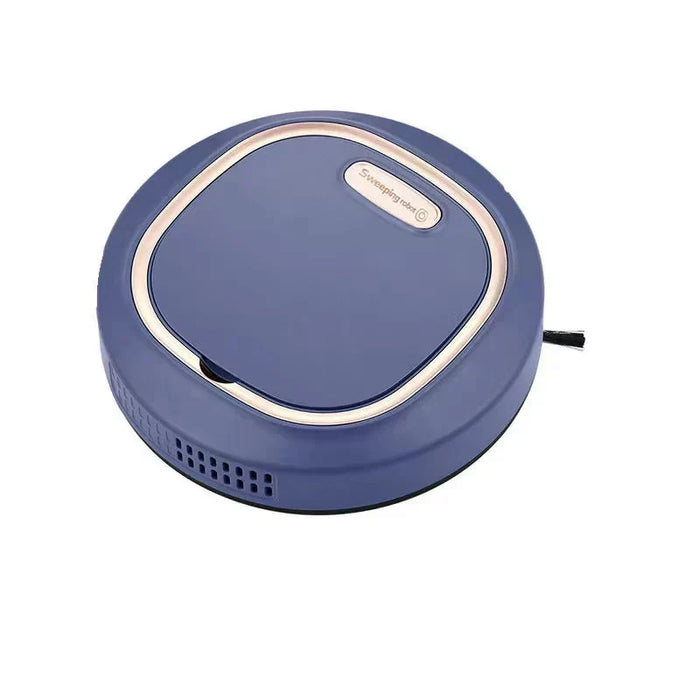 NNEOBA 3-in-1 Mini Robot Vacuum and Mop, USB, 1200 mAh Battery, Blue