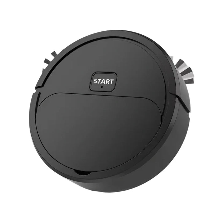 NNEOBA 3-in-1 Rechargeable Mini Floor Cleaning Robot, 16 cm, Black