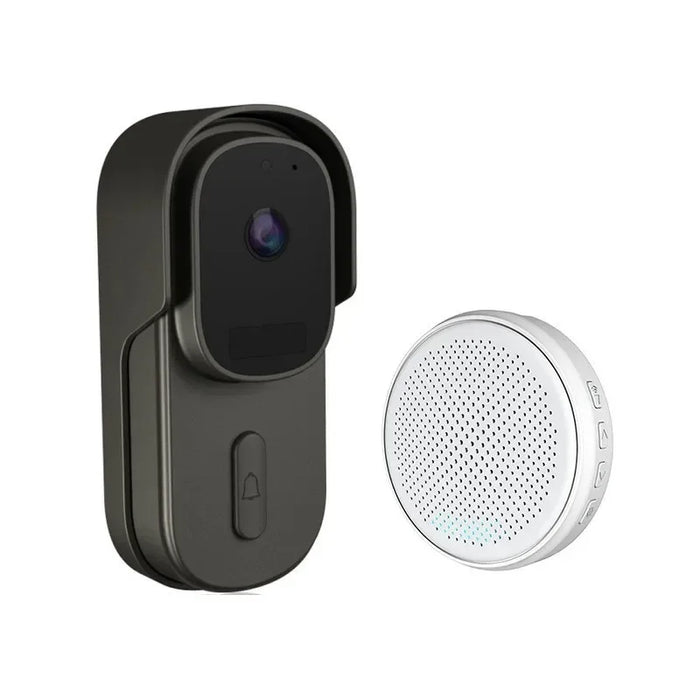 Timbre con videocámara inteligente Tuya 1080p, Wi-Fi 2,4 GHz y audio bidireccional