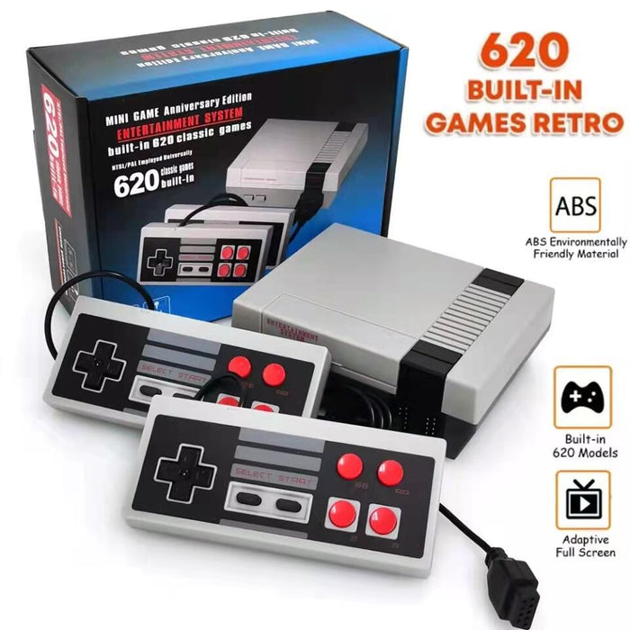 Consola Retro con 620 Juegos Integrados para TV – Diversión Clásica en Casa