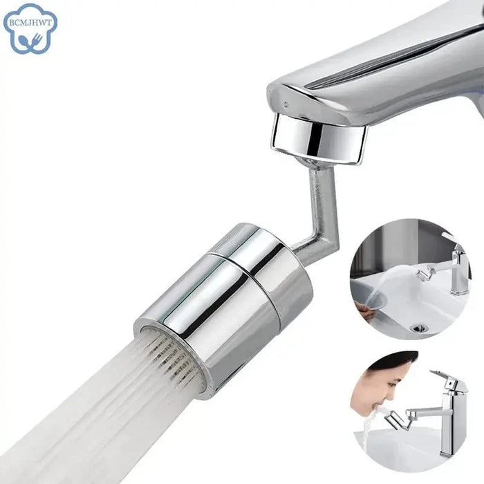 Grifo Extensible Giratorio 360° con Doble Modo de Chorro y Brazo Flexible