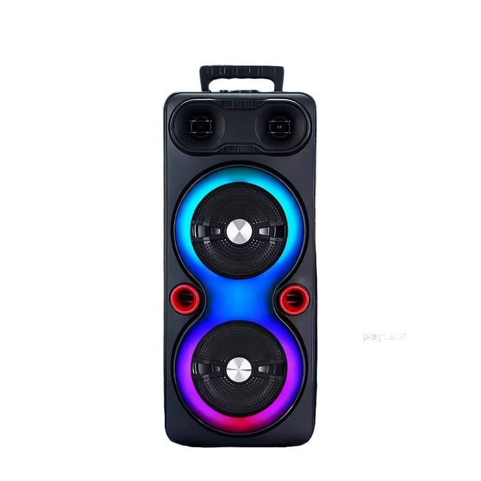 Altavoz de fiesta Bluetooth con iluminación RGB, batería recargable y entrada USB