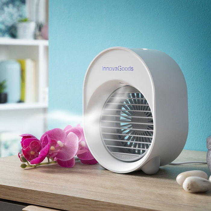 Mini Climatizador Humidificador por Ultrasonidos con LED Koolizer