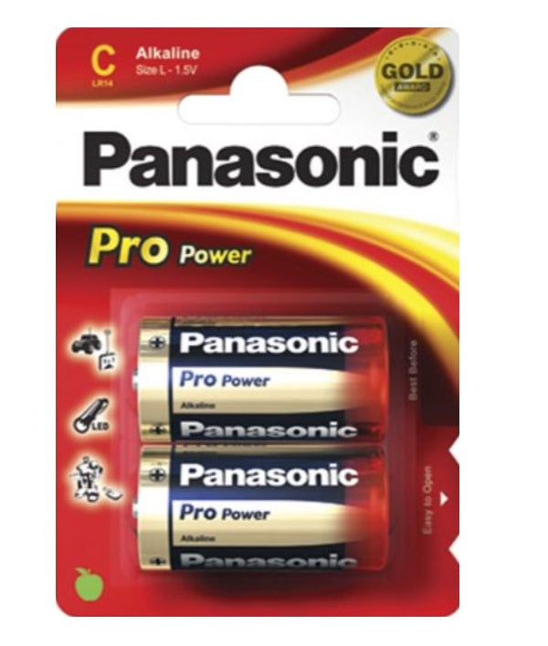 PILA PANASONIC  LR14  GOLD PRO *
