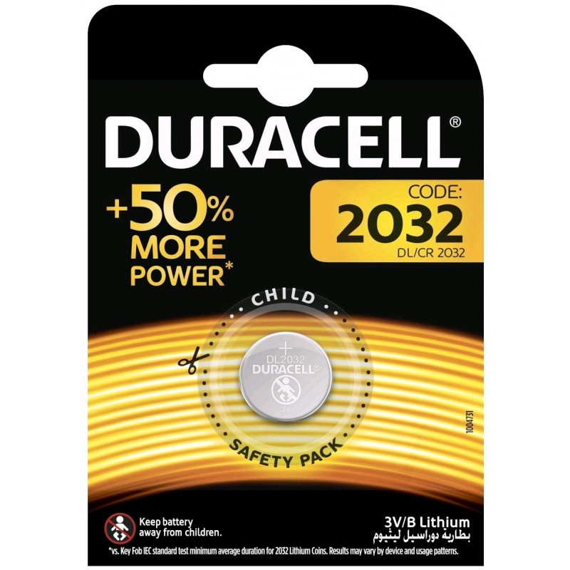 PILA DURACELL BOTON CR 2032 3v *