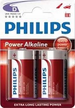 PILA PHILIPS LR20 D POWER LIFE *