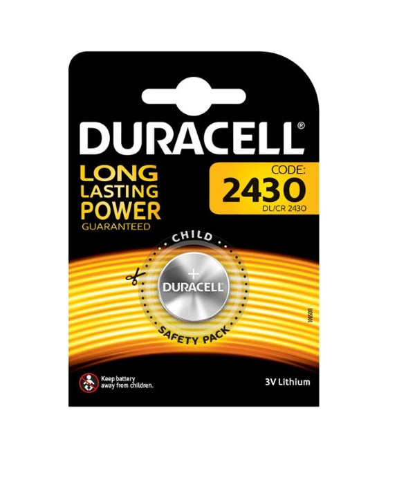 PILA Duracell BOTON CR 2430 3v*