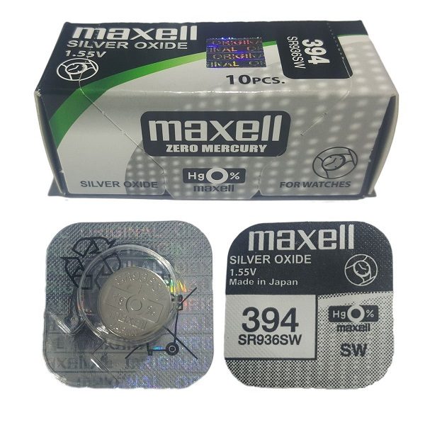 PILA BOTON OXIDO DE PLATA SR-936SW 394 Ag5 LR45