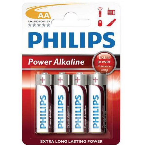 PILA PHILIPS "AA" LR-6 POWER LIFE*