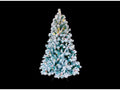 ARBOL DE NAVIDAD 150cm PIÑAS BOLITAS ROJAS Y NIEVE