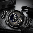 Smart Watch Big Screen Custom Dial Answer Call Fitness Tracker Sport Smart Watch For Men - Black-3