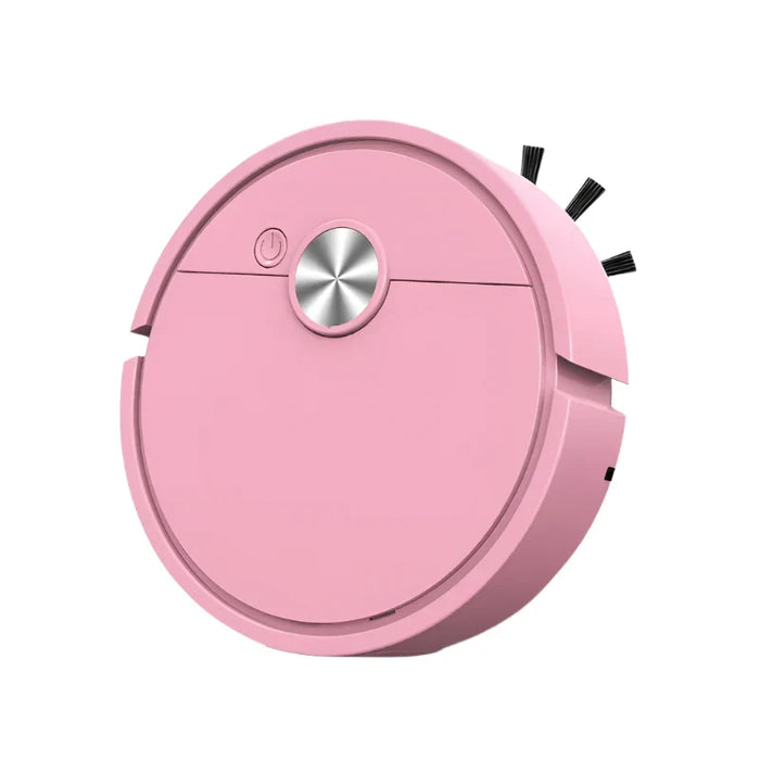 NNEOBA 3-in-1 Mini Cleaning Robot, 300 Pa Suction, 17 cm, Pink