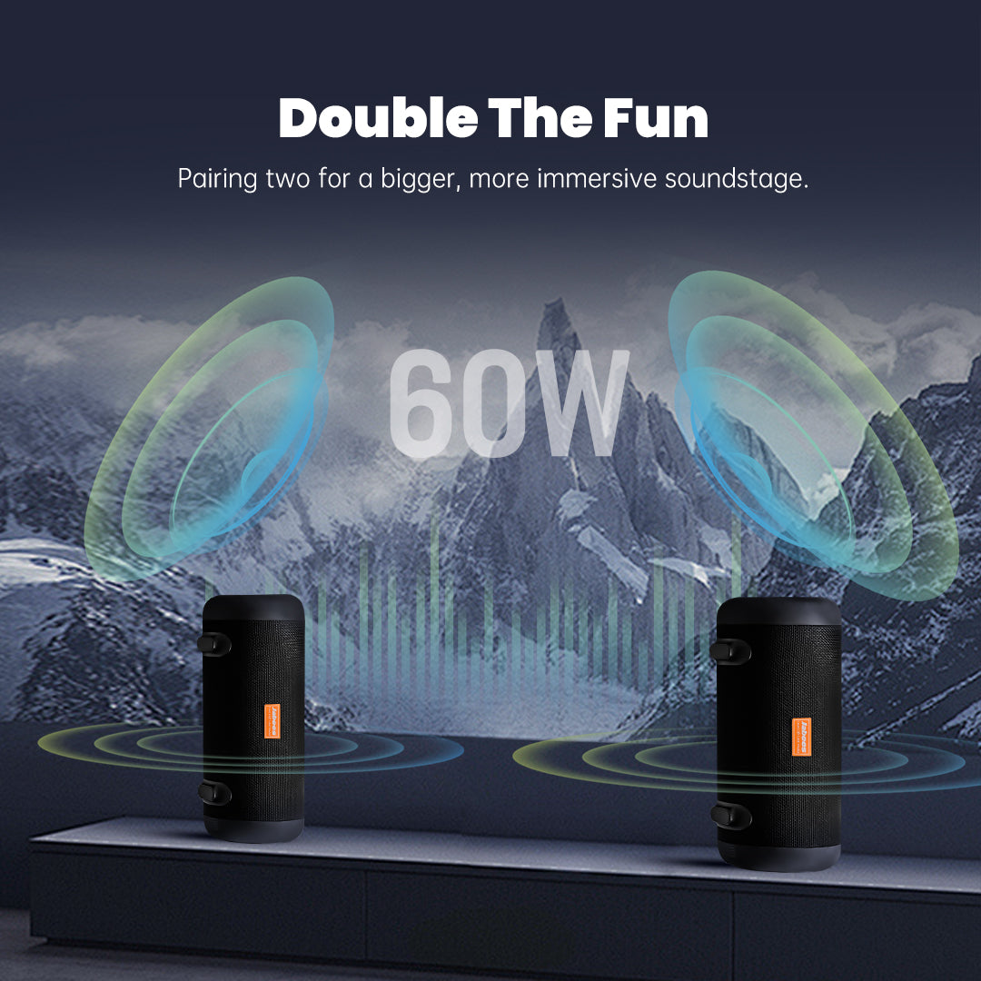 Altavoz Bluetooth de exterior Jabees WHALE con correa de hombro