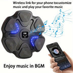 Wall-mounted smart music boxing trainer