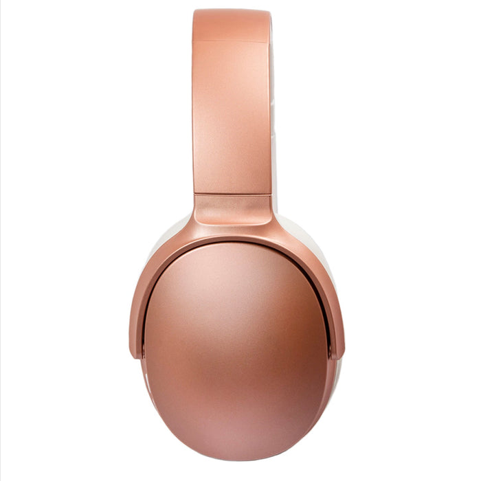 Auriculares Bluetooth Friendie AIR Aura de diadema plegables, oro rosa