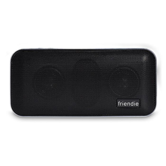 Altavoz Bluetooth Friendie AIR Live con batería externa de 2600 mAh, negro ónix
