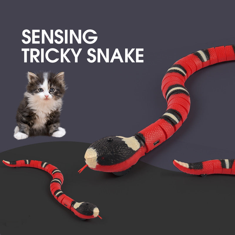 Automatic Smart Sensing Snake Pet Toy-0