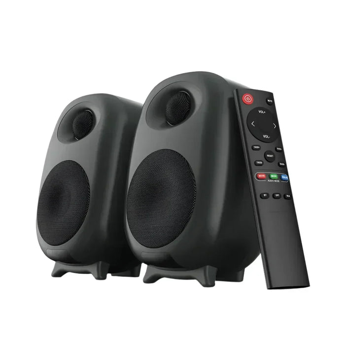 Barra de sonido Bluetooth para ordenador y TV con entradas óptica y AUX, 50 W