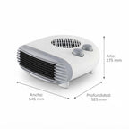 CALEFACTOR HORIZONTAL THULOS BLANCO 2000w