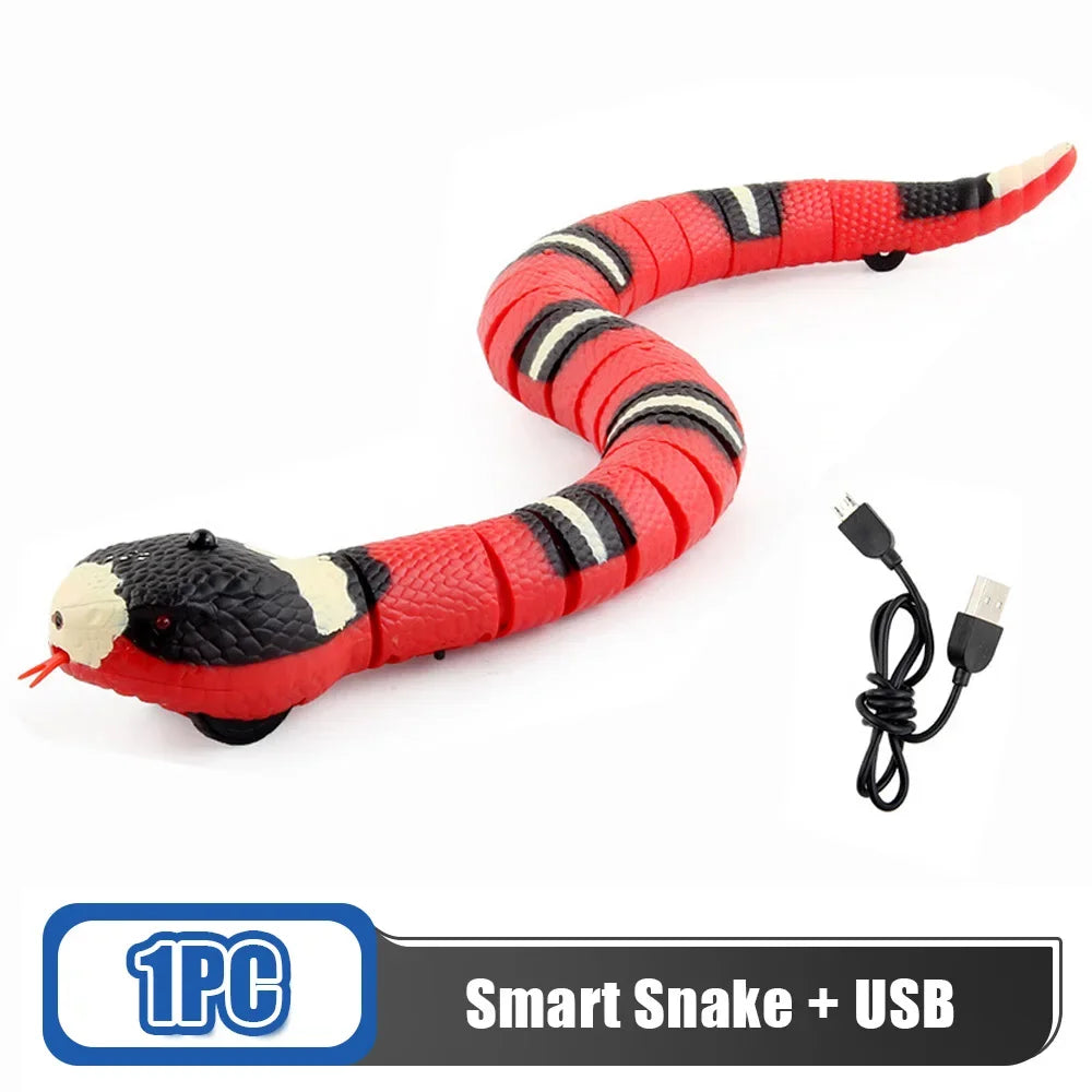 Serpent-jouet intelligent, interactif et rechargeable