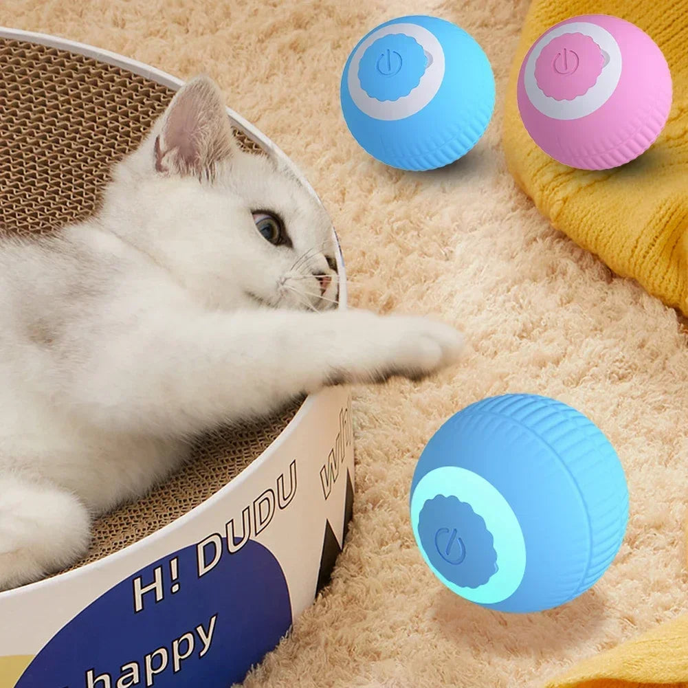Smart interactive cat ball