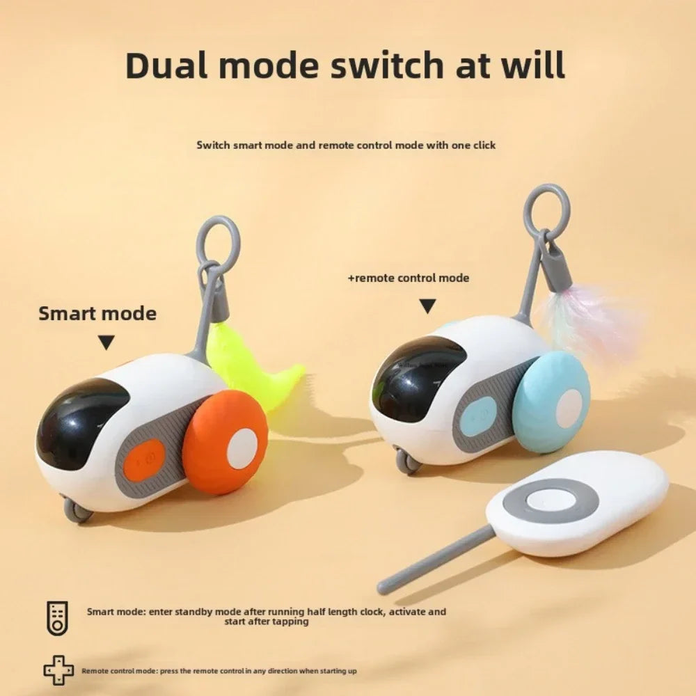 Interactive Smart Cat Toy Car-1