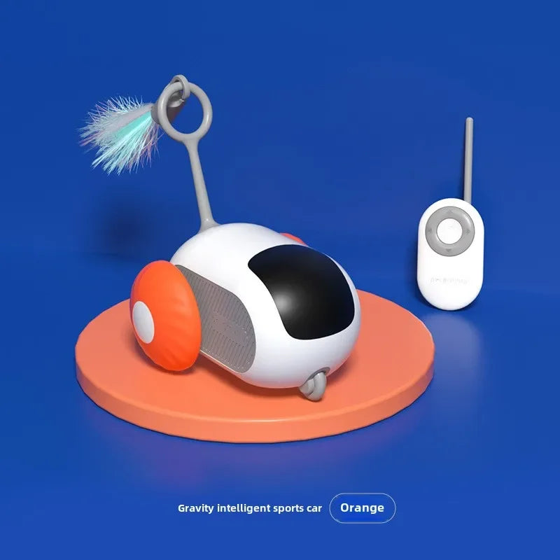 Interactive Smart Cat Toy Car-5