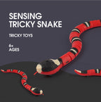 Serpent-jouet à capteur intelligent pour chats
