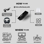 HearLink 3-in-1 Bluetooth microphone