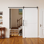 Rail de 200 cm pour porte de grange coulissante en acier au carbone