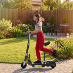 Trottinette électrique 120 W pliable pour enfant de 6+ ans hauteur guidon et selle réglable 10 Km/h max. noir-9
