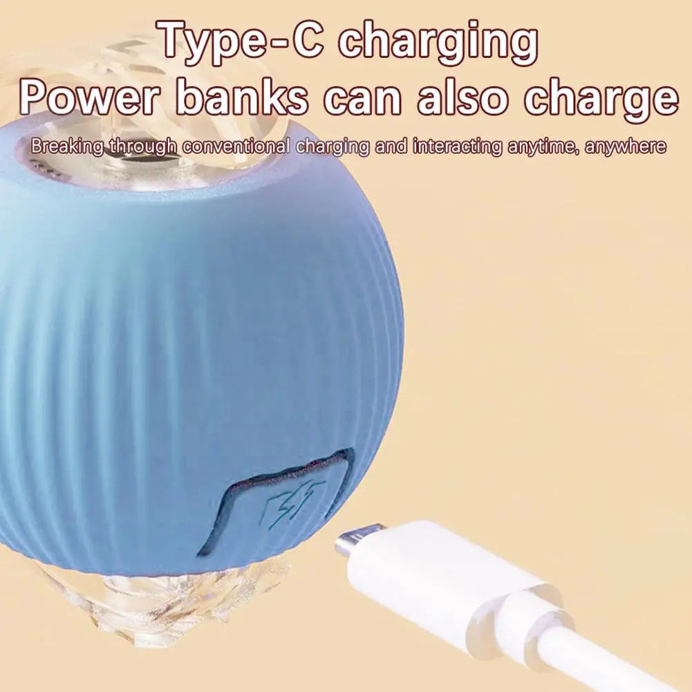 Rechargeable Smart Cat Toy Ball-3