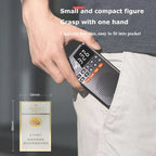 FM Mini Radio with Dual Antenna Black-3