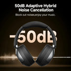 Wireless Over-Ear Headphones Black-1