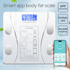 Smart Bluetooth Body Fat Scale White-1
