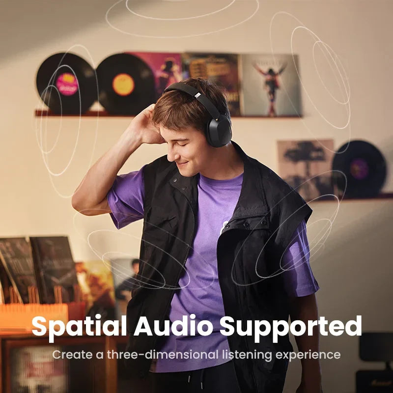 Wireless Bluetooth Over-Ear Headset Black-3