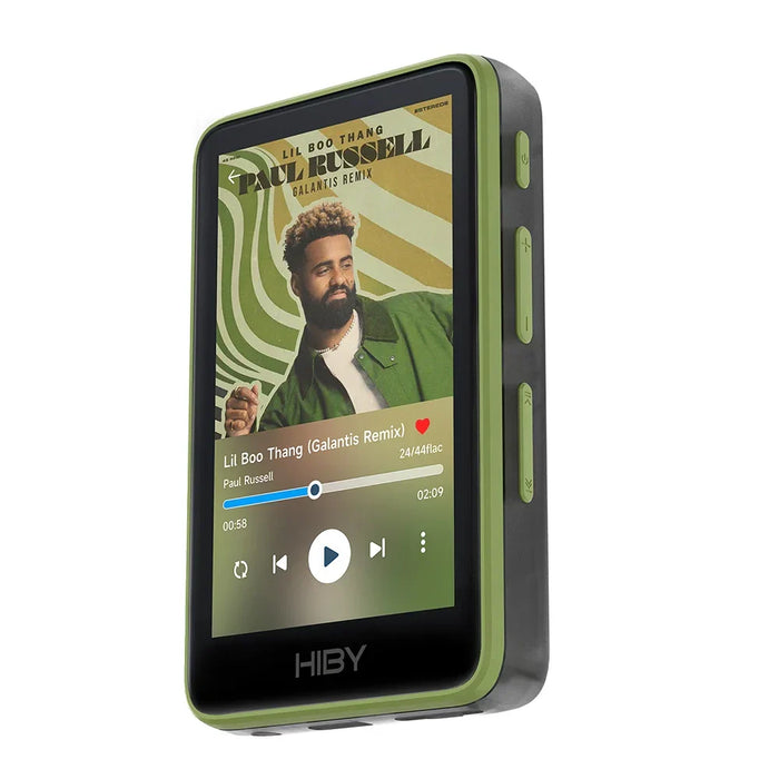 Reproductor de música HiBy R1 Hi-Fi verde con Bluetooth 5.1, Wi-Fi y DAC CS43131