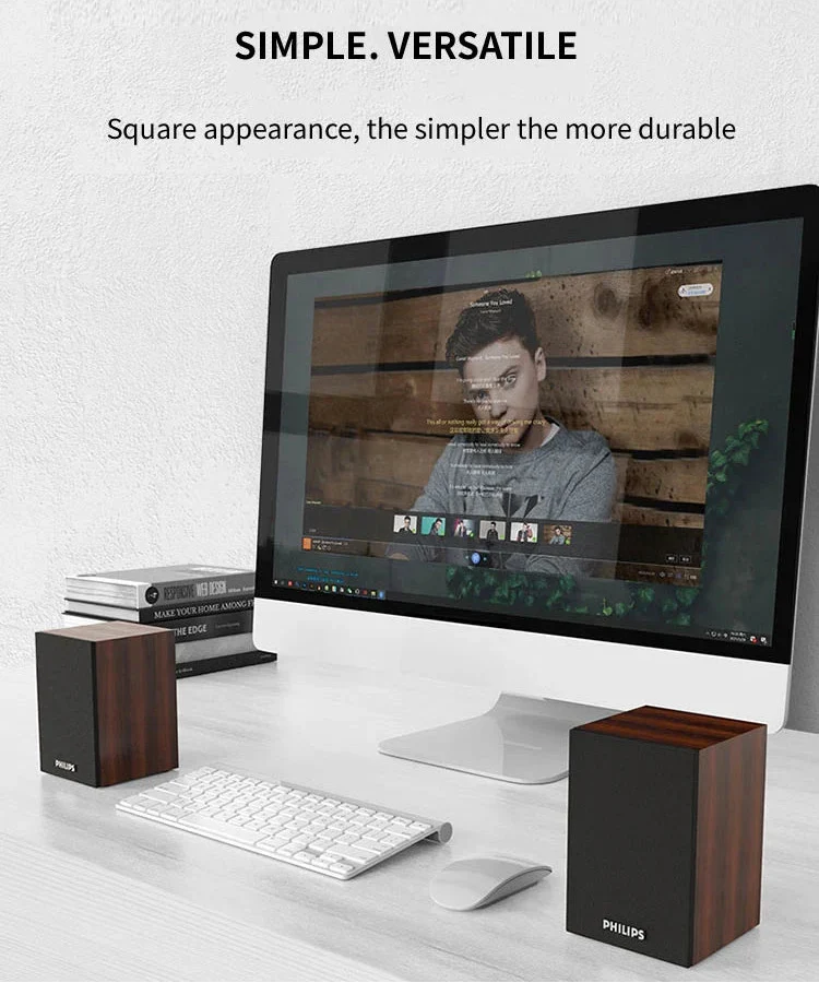 Wooden Bluetooth Speaker Brown-2