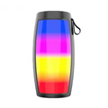 LED Lights Speaker with Powerful Bass Black-0