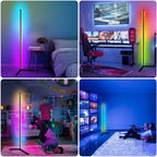 Smart RGB Corner Floor Lamp-4