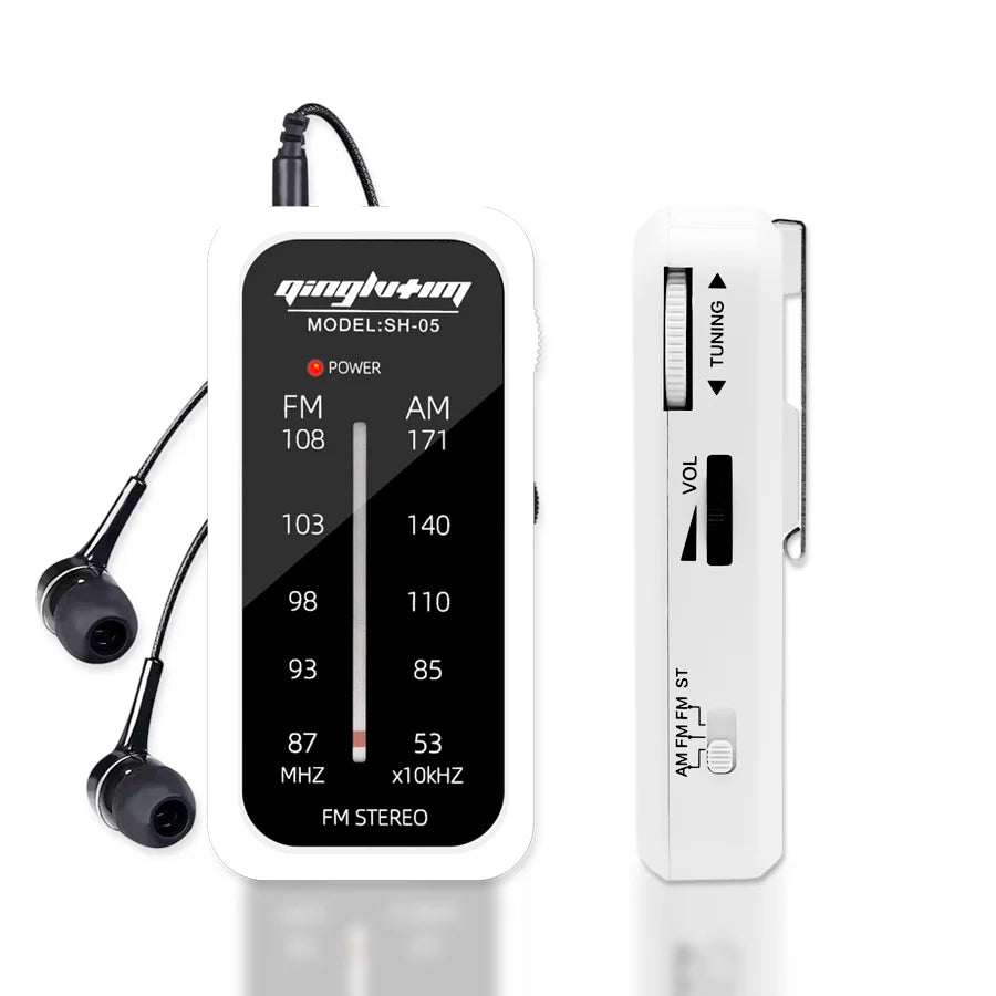 Compact Multi-Band Radio White-0