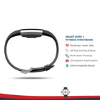 Smart Fitness Wristband Heart Rate Black-3