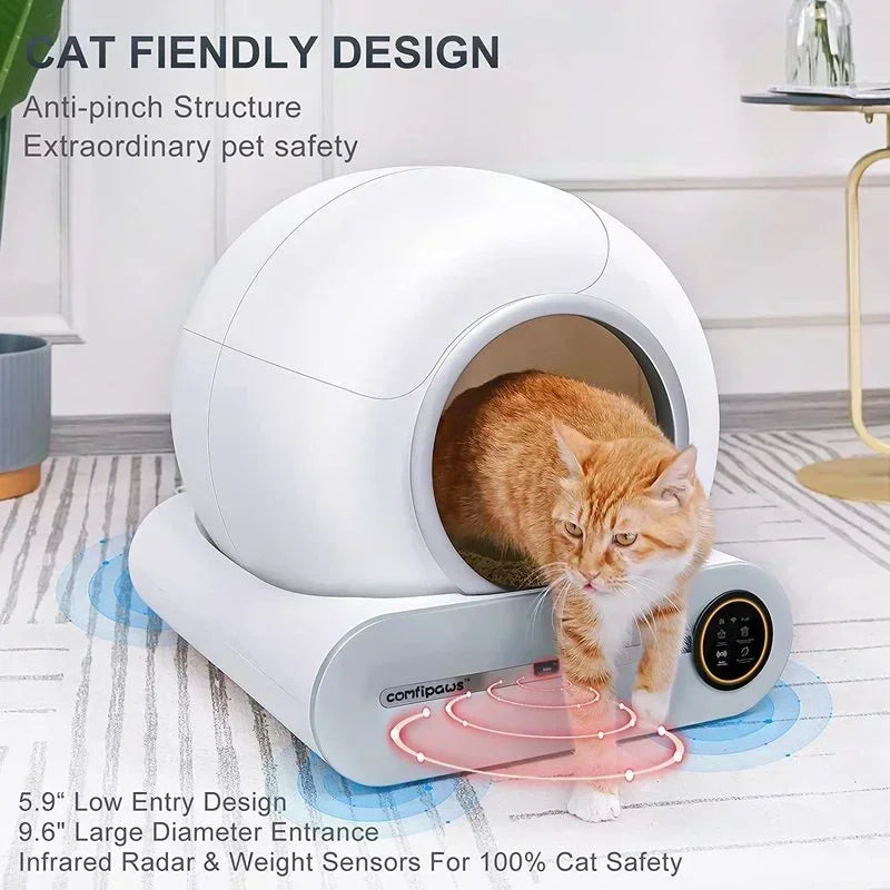 Bac à litière intelligent pour chats
