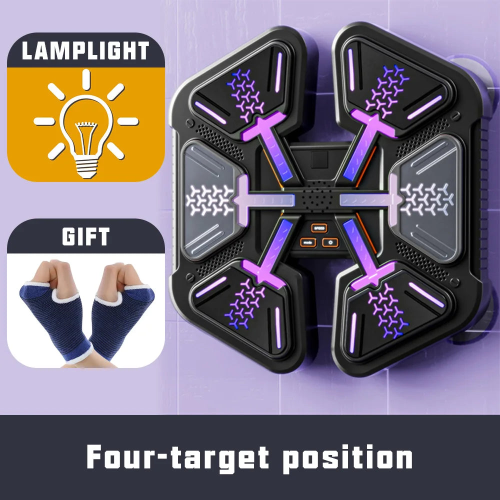 Smart boxing trainer with music