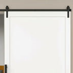 Rail de 200 cm pour porte de grange coulissante en acier au carbone