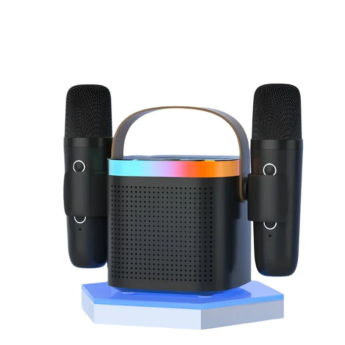 Altavoz de karaoke NNEOBA K8 Bluetooth 5.1 con micrófonos inalámbricos