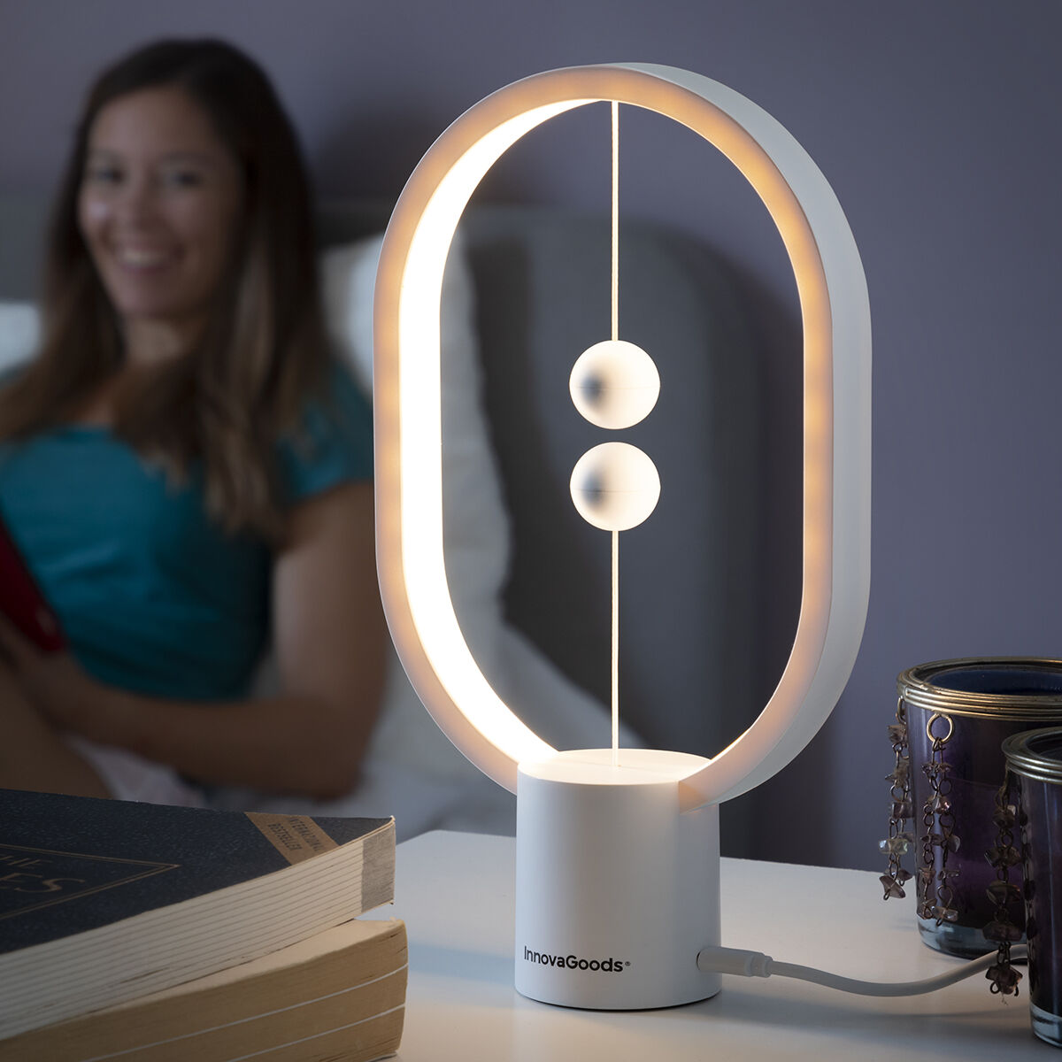 Lámpara de equilibrio con interruptor magnético Magilum InnovaGoods